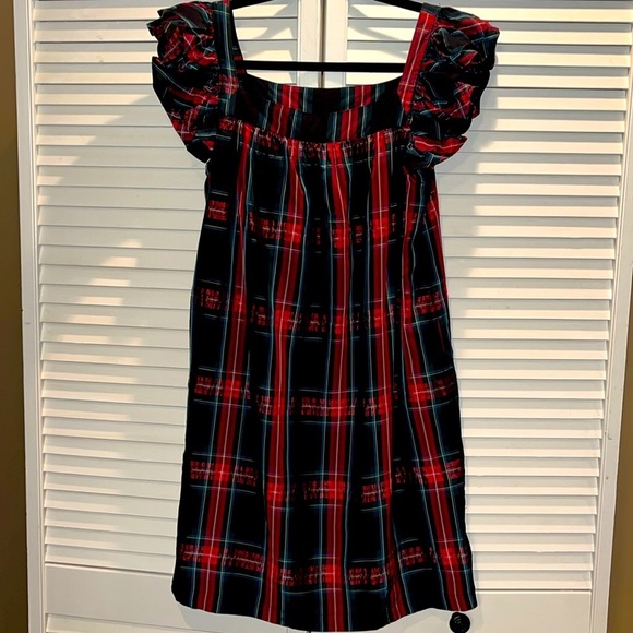 Vineyard Vines Other - Vineyard‎ Vines holiday tartan plaid girls dress XL like new
